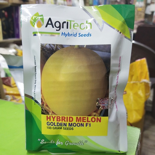 2nd Hybrid Melon Golden Moon F1 100gm Agritech Green Gold