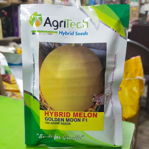2nd Hybrid Melon Golden Moon F1 100gm Agritech Green Gold