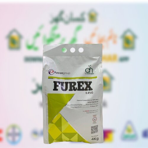 Furex 4kg Chlorantraniliprole 40gm/kg for borers and nematodes for all crops specially maize and sugarcane crop
