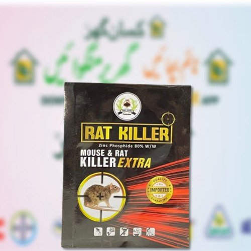 2nd Rat Killer 10GM Zinc Phosphide 80w/w Mouse and Rat Killer Extra is a highly toxic rodenticide used for controlling rodents, such as rats and mice