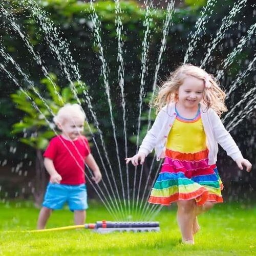 2nd Automatic 360° Lawn Sprinkler 3 Arm 4 Nozzle For Watering Garden Plants/pipe Hose Irrigation Yard Water Sprayer Leak Free Design