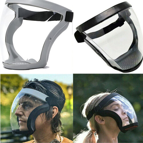Transparent Anti-fog Full Face Shield Protective Head Cover Safety Clear Mask Us Best For Chemical Spray Man Face Mask