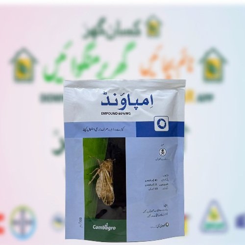 Empound 50WG 100GM insecticide pymetrozine + Dinotefuran for brown plant hopper  and all scuking insects Combagro Evyol Group Kanzo ag pharma