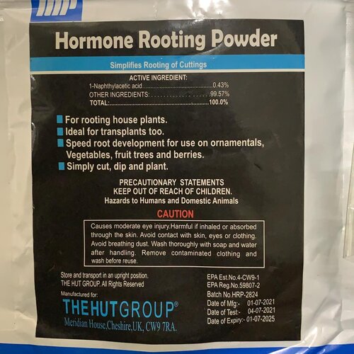 2nd Hormone Rooting Powder Naphthylacetic Acid 0.43 Healthy Roots 200gm Thehut Group Uk
